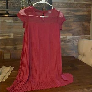 BCBG Pleated delicate dress